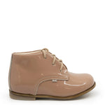 Load image into Gallery viewer, Emel Bisque Patent Baby Bootie
