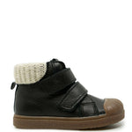 Load image into Gallery viewer, Emel Black Sweater Baby Sneaker
