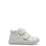 Load image into Gallery viewer, Emel Cream and Gold Star Baby Sneaker
