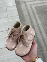 Load image into Gallery viewer, Emel Pink Daisy Baby Bootie
