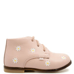 Load image into Gallery viewer, Emel Pink Daisy Baby Bootie
