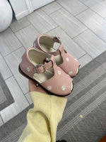 Load image into Gallery viewer, Emel Pink Daisy Baby Sandal
