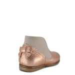 Load image into Gallery viewer, Emel Rose Gold Elastic Baby Bootie
