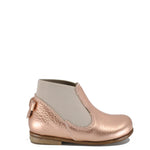 Load image into Gallery viewer, Emel Rose Gold Elastic Baby Bootie
