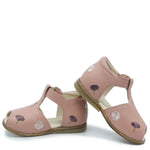Load image into Gallery viewer, Emel Rose Flower Embroidered Baby Sandal

