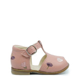 Load image into Gallery viewer, Emel Rose Flower Embroidered Baby Sandal
