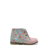 Load image into Gallery viewer, Emel Pink Floral Baby Bootie
