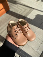Load image into Gallery viewer, Emel Blush Pink Heart Baby Bootie
