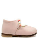 Load image into Gallery viewer, Emel Pink Heart Open Toe Baby Shoe
