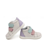 Load image into Gallery viewer, Emel White Pastel Baby Sneaker
