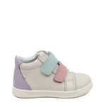 Load image into Gallery viewer, Emel White Pastel Baby Sneaker
