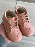 Load image into Gallery viewer, Emel Salmon Perf Baby Bootie
