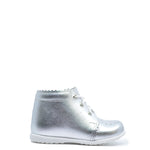 Load image into Gallery viewer, Emel Silver Heart Baby Bootie

