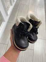 Load image into Gallery viewer, Emel Black Sweater Baby Boot
