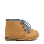 Load image into Gallery viewer, Emel Tan and Denim Baby Bootie
