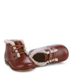 Load image into Gallery viewer, Emel Luggage Fur Trimmed Baby Bootie
