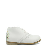 Load image into Gallery viewer, Emel Off White Embroidered Baby Bootie
