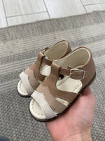 Load image into Gallery viewer, Emel Multi Taupe Baby Sandal
