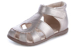 Load image into Gallery viewer, Emel Champagne Gold Heart Sandal

