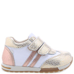 Load image into Gallery viewer, Emel Gold &amp; Rose Gold Velcro Sneaker
