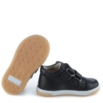 Load image into Gallery viewer, Emel Black Perforated Velcro Sneaker
