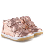 Load image into Gallery viewer, Emel Rose Gold Velcro Sneaker
