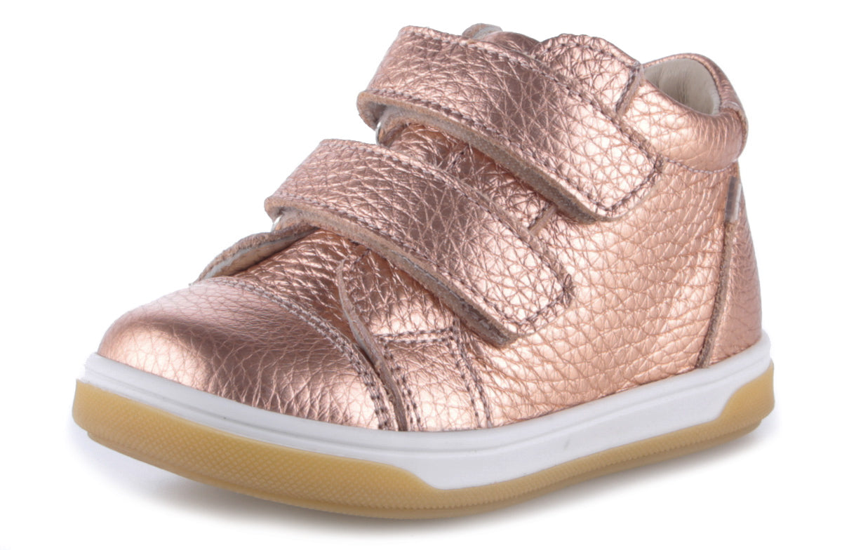 Emel Rose Gold Velcro Sneaker